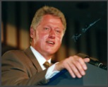 Clinton, Pres Bill, color